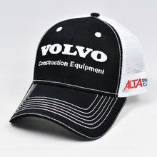 Load image into Gallery viewer, Black Chino Twill & White Semi-Pro Trucker