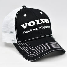 Load image into Gallery viewer, Black Chino Twill & White Semi-Pro Trucker