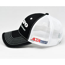 Load image into Gallery viewer, Black Chino Twill & White Semi-Pro Trucker