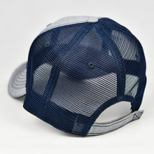 Load image into Gallery viewer, Heather Grey & Navy Semi-Pro Trucker