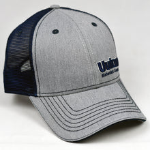 Load image into Gallery viewer, Heather Grey & Navy Semi-Pro Trucker