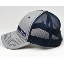 Load image into Gallery viewer, Heather Grey & Navy Semi-Pro Trucker