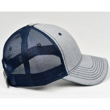 Load image into Gallery viewer, Heather Grey & Navy Semi-Pro Trucker