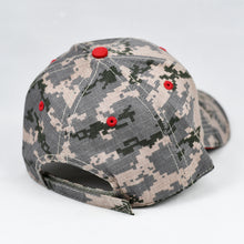 Load image into Gallery viewer, Desert Digital Camo w/ Red Trims Semi-Pro Cap