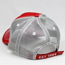 Load image into Gallery viewer, Red & Grey Semi-Pro Trucker