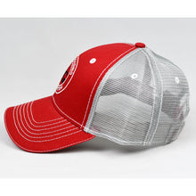 Load image into Gallery viewer, Red & Grey Semi-Pro Trucker