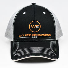 Load image into Gallery viewer, Black & Grey Semi-Pro Snap-Back Trucker