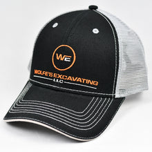 Load image into Gallery viewer, Black & Grey Semi-Pro Snap-Back Trucker