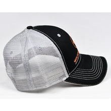 Load image into Gallery viewer, Black & Grey Semi-Pro Snap-Back Trucker