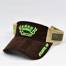 Load image into Gallery viewer, Suede Cotton & Khaki Air-Mesh Visor