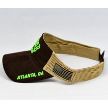 Load image into Gallery viewer, Suede Cotton & Khaki Air-Mesh Visor