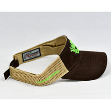 Load image into Gallery viewer, Suede Cotton & Khaki Air-Mesh Visor