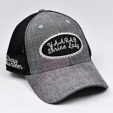 Load image into Gallery viewer, Grey Chambray & Black Air-Mesh Semi-Pro Trucker
