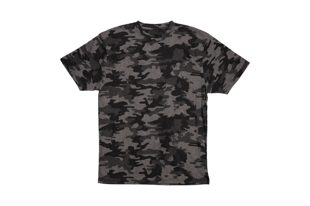 Short Sleeve Tee Black Camo