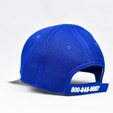 Load image into Gallery viewer, White Ripstop &amp; Royal Blue Air-Mesh Semi-Pro Trucker
