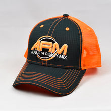 Load image into Gallery viewer, Charcoal &amp; Fluorescent Orange Semi-Pro Snap-Back Trucker
