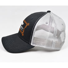 Load image into Gallery viewer, Charcoal &amp; Grey Semi-Pro Snap-Back Trucker
