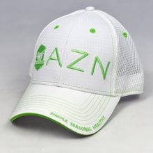 Load image into Gallery viewer, White Ripstop &amp; White Semi-Pro Air-Mesh Trucker Cap

