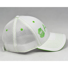 Load image into Gallery viewer, White Ripstop &amp; White Semi-Pro Air-Mesh Trucker Cap
