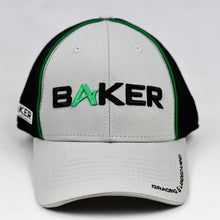 Load image into Gallery viewer, Light Grey Canvas &amp; Black Air-Mesh Semi-Pro Trucker
