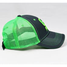 Load image into Gallery viewer, Charcoal Rip-Stop &amp; Flow Green Semi-Pro Trucker
