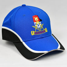 Load image into Gallery viewer, Royal Blue &amp; Black Rip-Stop Sport Design Cap
