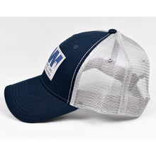 Load image into Gallery viewer, Navy &amp; Grey Semi-Pro Snap-Back Trucker
