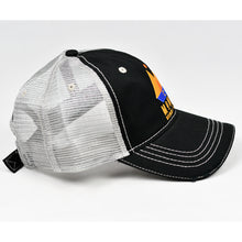 Load image into Gallery viewer, Black Chino Twill &amp; Grey Dad-Cap Trucker
