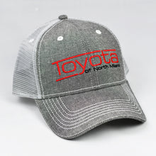 Load image into Gallery viewer, Grey Chambray Semi-Pro Snap-Back Trucker
