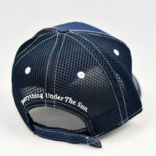 Load image into Gallery viewer, Navy Rip-Stop &amp; Black Air-Mesh Semi-Pro Trucker
