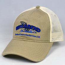 Load image into Gallery viewer, Khaki &amp; Stone Buckle-Back Dad-Cap Trucker
