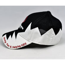 Load image into Gallery viewer, Black Air-Mesh &amp; White Chino Twill Sport Design Cap
