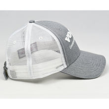 Load image into Gallery viewer, Heather Grey &amp; White Semi-Pro Trucker
