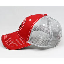 Load image into Gallery viewer, Red &amp; Grey Semi-Pro Trucker
