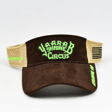 Load image into Gallery viewer, Suede Cotton &amp; Khaki Air-Mesh Visor
